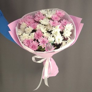 Великолепный букет из веток хризантемы